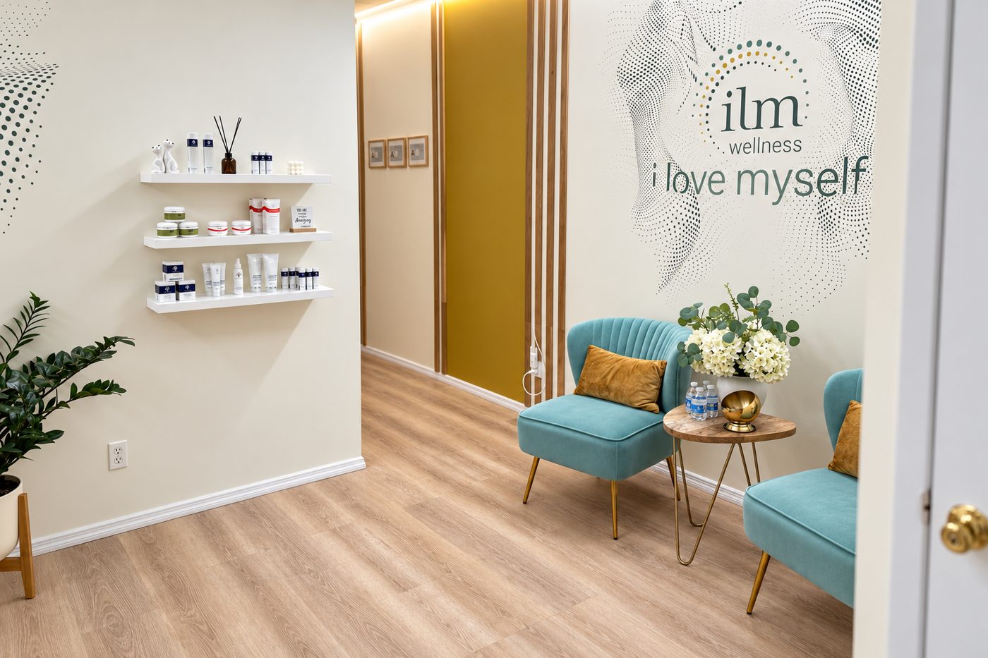 The ILM Wellness studio lounge